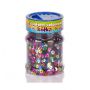 Cekiny Astra, Kółka Mix Błyszczące, 100g - 2